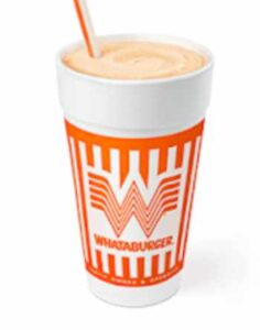 Whataburger Drink Menu - Honey Roasted Peach Tea