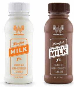 Whataburger Drink Menu - Milk and Chocolate Milk