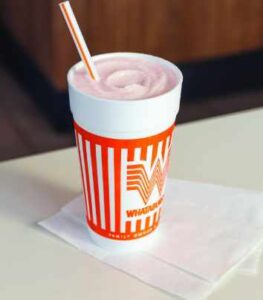 Whataburger Dessert Menu - Strawberry Shake