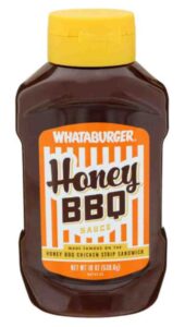 Whataburger Sauces - Honey BBQ Sauce